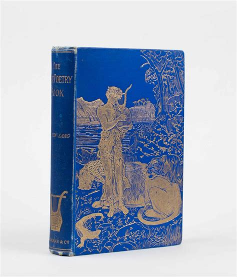 The Blue Poetry Book By Lang Andrew Very Good Hardcover 1891 1st