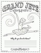 Coloring Dance Jazz Ballet Positions Ballerina Gymnastics Camp Sheets Jete Grand Colouring Band Printable Position Class Crafts Library Clipart Fullcoloring sketch template