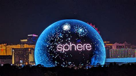 Las Vegas Lights Up With Msg Sphere Billed As Worlds Largest Video Screen