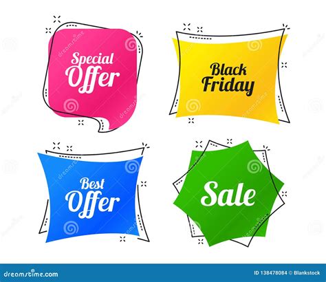 Sale Icons Best Special Offer Symbols Vector Stock Vector