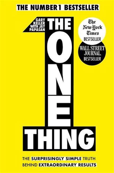 One Thing By Gary Keller Paperback 9781848549258 Buy Online At The Nile