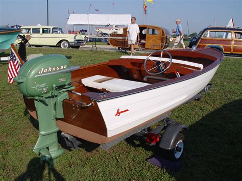 Classic Wooden Outboard Motor Boats