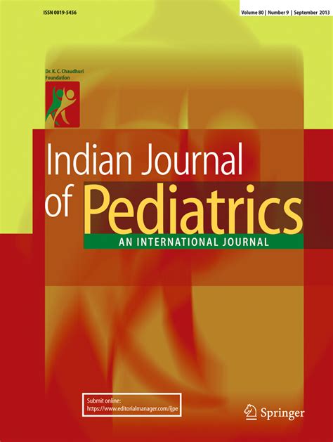 Indian Journal Of Pediatrics Volume 90 Issue 4