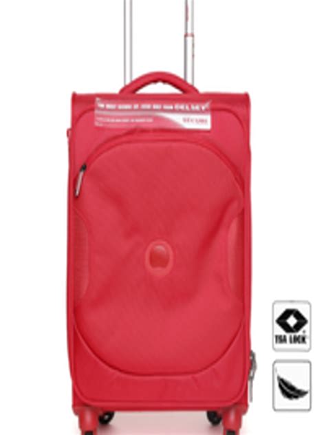 Weekender bag for women canvas overnight bag large travel bags for women carry on shoulder duffle bag with shoe compartment,perfect for travel/daily use/birthday gift (beige) 4.7 out of 5 stars 673. Buy DELSEY Unisex Red U Lite Classic 2 Soft Cabin Trolley ...