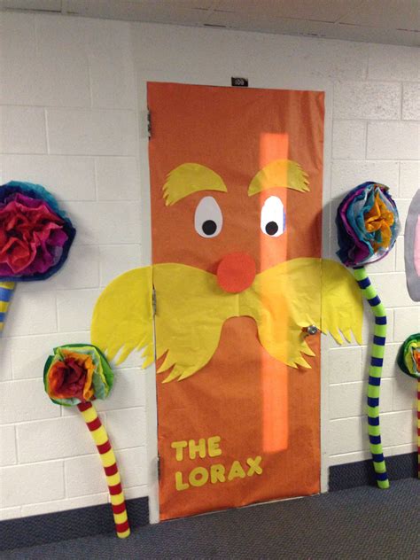 The lorax door decorations. Dr. Suess week | School decorations, Door decorations, The lorax