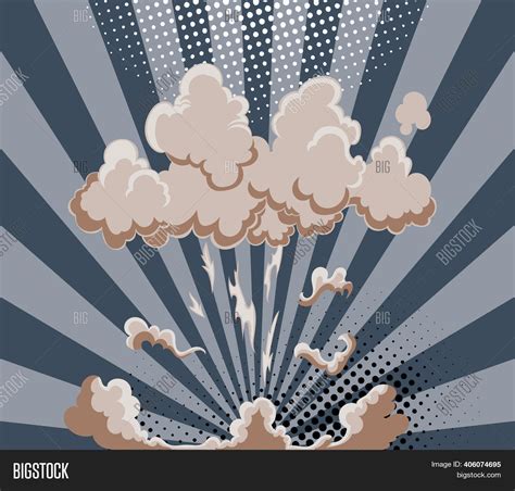 Cartoon Explosion Image And Photo Free Trial Bigstock