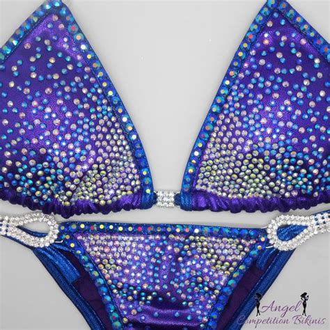 Hologram Purple And Cobalt Crystal Firework Npc Wbff Ifbb Competition