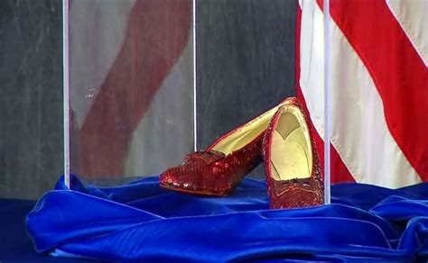 Officials Show Off Stolen Ruby Slippers From Wizard Of Oz Found After