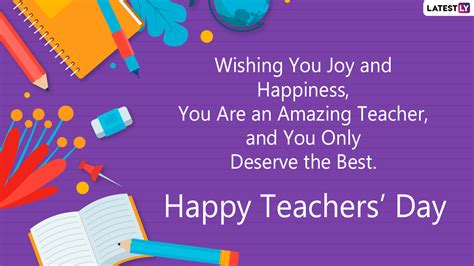 Teachers Day 2021 Greeting Cards With Cute Messages Create Simple