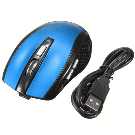 Rechargeable 30 Bluetooth Wireless Optical Mouse 6 Button 1200dpi High