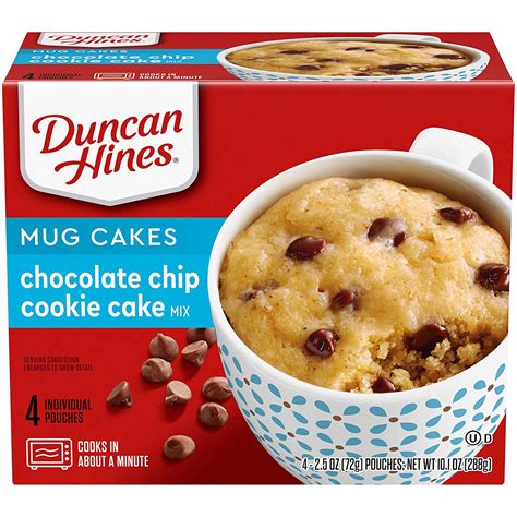 Combine either using a mixer or by hand. Dollar Savers: Duncan Hines Mug Cakes Chocolate Chip ...