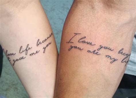 Aggregate 98 About Meaningful Couple Tattoos Quotes Best In Daotaonec
