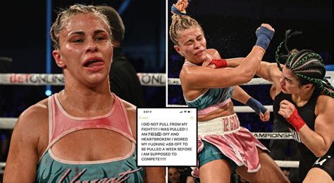 Paige Vanzant Vents Fury On Twitter After Charisa Sigala Fight Pulled From Bkfc London