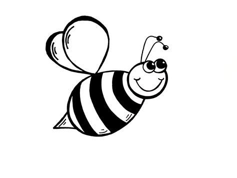 Honey Bee Drawing Clip Art At Getdrawings Free Download