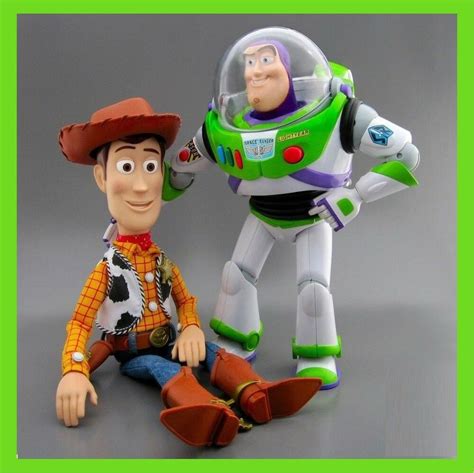 Brand New Disney Toy Story Talking Woody Buzz Lightyear Action Figure