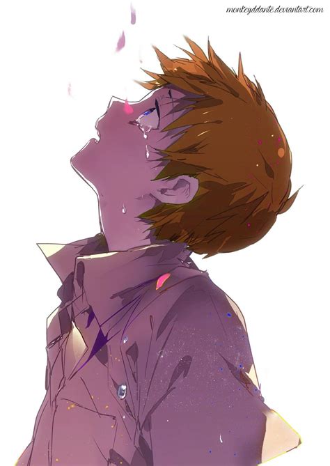 Looking for the best sad anime wallpapers? Random Anime Boy - Sad by MonkeyDDante on DeviantArt