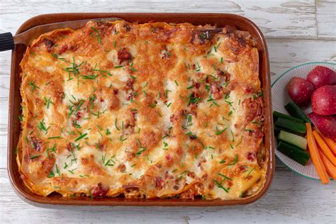 Tasty Lasagne With Chicken Mince And Mornay Sauce For Two Days