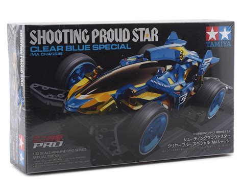 Tamiya 132 Jr Shooting Proud Star Blue Mini 4wd Kit Tam95573 Amain