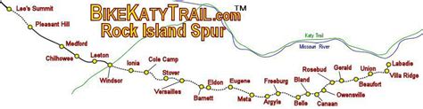 Katy Trail Map With Mile Markers Maps Catalog Online