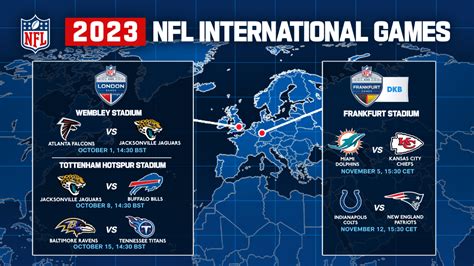 Nfl Announces Schedule For Five International Games In 2023 British