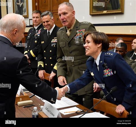 Lt Gen Gina Grosso Air Force Deputy Chief Of Staff For Manpower And Personnel Service Greets