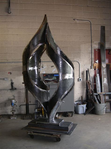 Outdoor Abstract Steel Sculpture Artist Sculptor Metalsmith