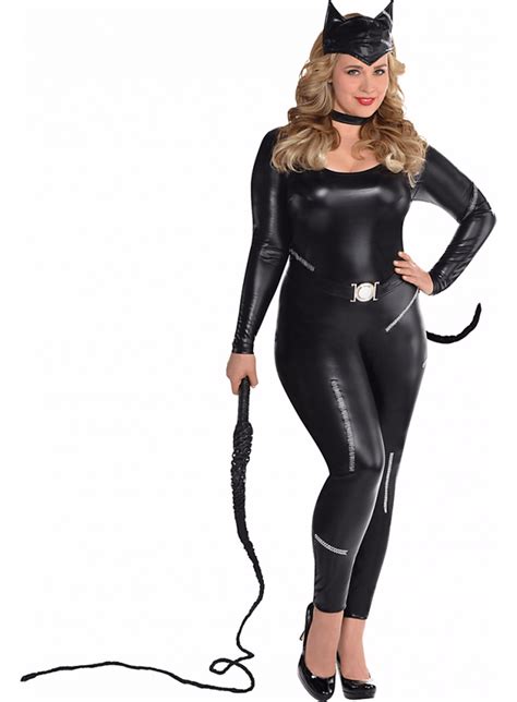 Plus Size Cat Suit Costume Plus Size Catwoman Costume Plus Size Halloween Costume Cat Woman