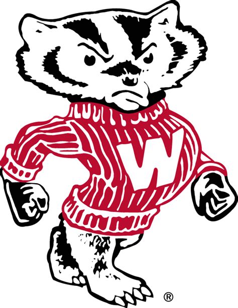 Vintage College Mascot Logos Page 2 Sports Logos Wisconsin