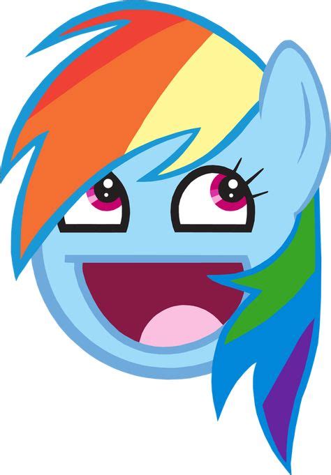 Rainbow Dash Epic Smiley Face Rainbow Dash Smile Wave Smiley