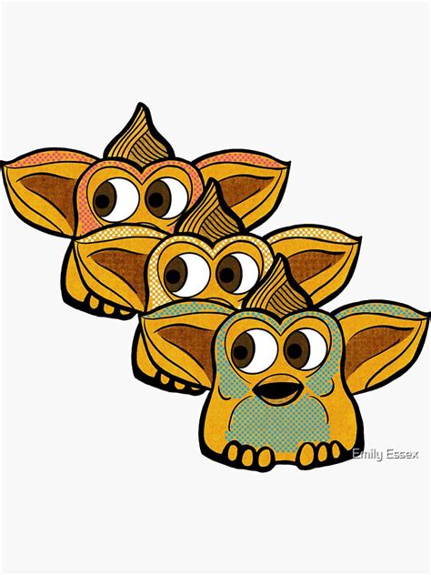 Bedazzled Furbies Sticker For Sale By Emilyessex Redbubble
