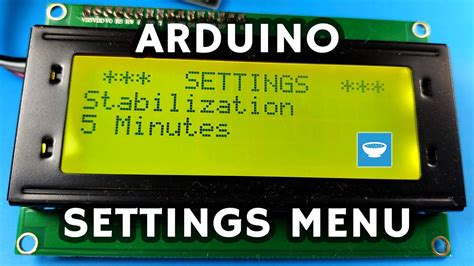 Easy And Simple Arduino Settings Menu How To Youtube