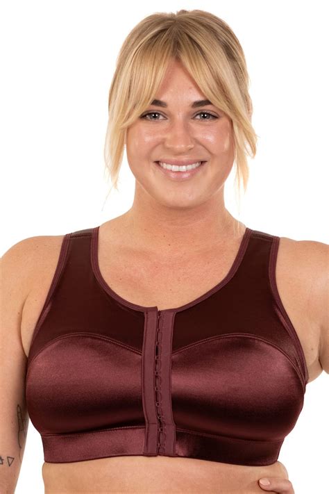 Enell Enell Sports Bra Burgundy Lumingerie Bras And Underwear For Big Busts