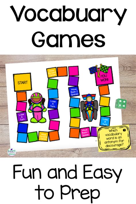 Fun Vocabulary Games That Are Easy To Prep Vocabulary Games