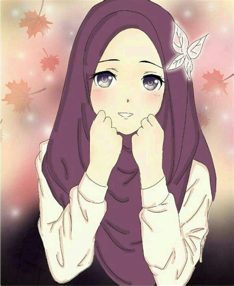 Slamic Anime Ve Tesett R Islamic Wallpaper Hd Islamic Artwork Girl Cartoon Characters