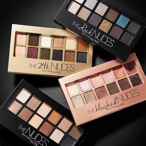 Maybelline The Nudes The Blushed Nudes Eyeshadow Palettes Review And Swatches Artofit