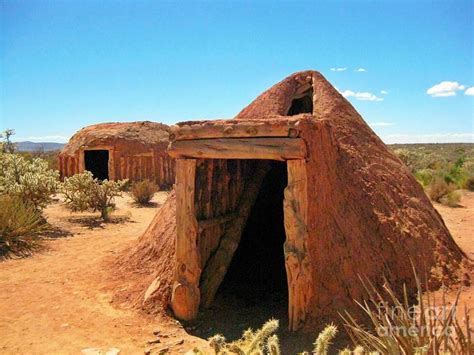Navajo Indians Shelter Native American Shelters Photograph American