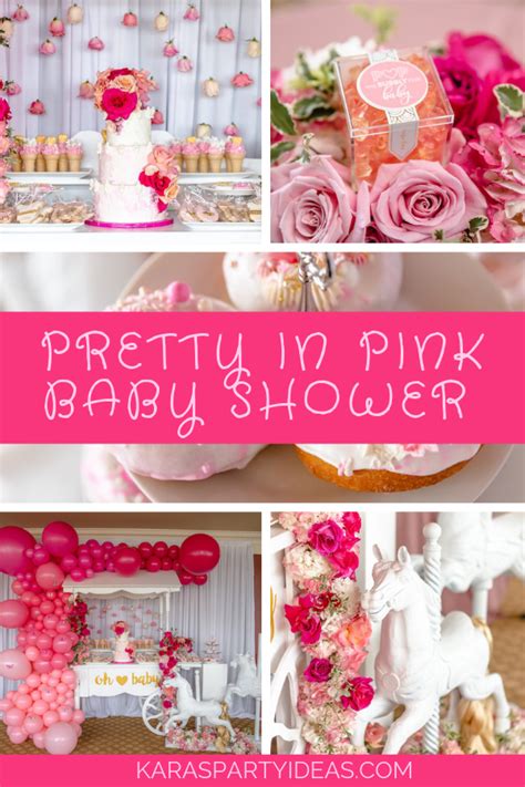 Karas Party Ideas Pretty In Pink Baby Shower Karas Party Ideas