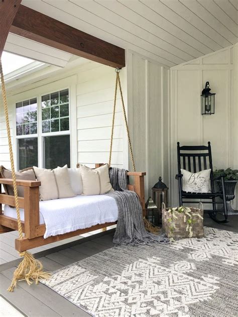 Farmhouse Porch Swings For A Cozy Entryway Nikki S Plate Diy