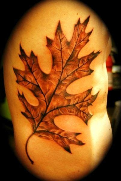 Oak Tree Tattoo Sleeve Neck Tattoo Sleeve Tattoos Fall Leaves Tattoo