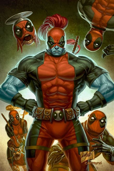 Deadpool Corps Line Art By Rob Liefeld Colours By