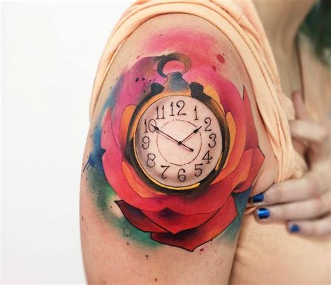 Clock Tattoo By Pablo Ortiz Tattoo Photo 21936