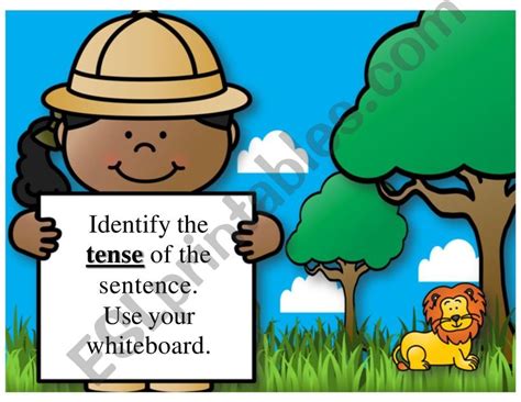 Esl English Powerpoints Safari Verb Tenses Powerpoint 10 Parts