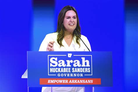 Sarah Huckabee Sanders St Woman Elected Arkansas Governor Ap News
