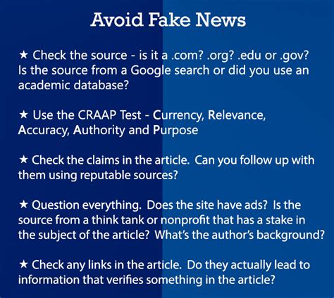 Fake News Fake News Libguides At Trinity University Dc