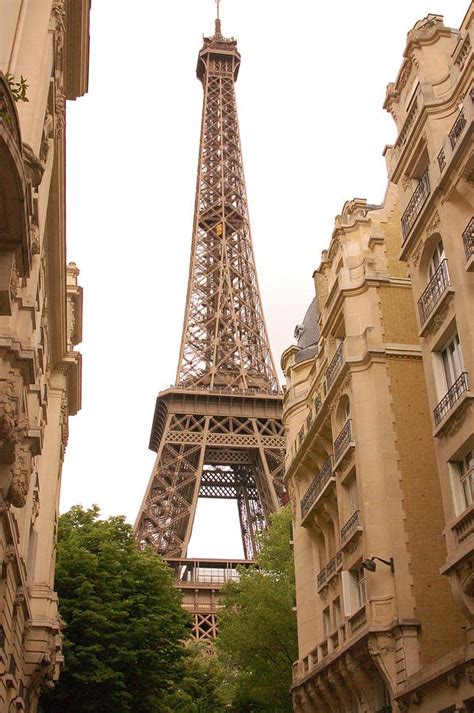 Eiffel Tower From Side Street Photograph By Daniel Crafton