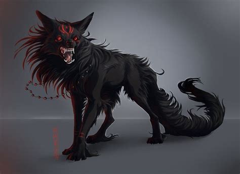 Pin By Mike Whalen On Cool Animals Demon Wolf Anime