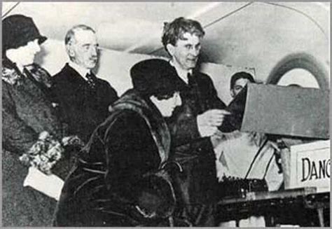 Inventor John L Baird Gives The First Ever Public Demonstration Of A