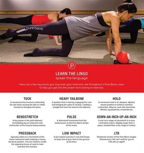 Know Your Pure Barre Lingo Pure Barre Workout Barre Workout Barre