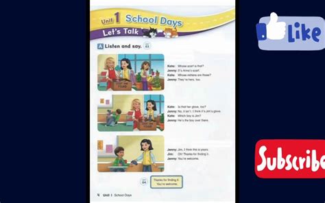 Lets Go 6 4th Edition Student Book Unit 1 School Days Student Book