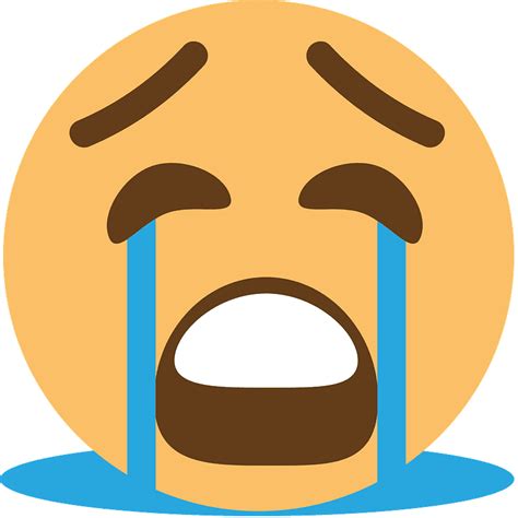 Crying Face Emoji Transparent